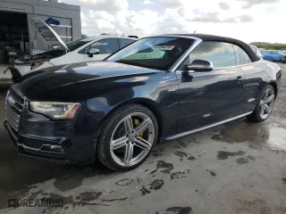 2013 Audi S5 Premium Plus with VIN WAUCGAFH5DN002067, listed as a Copart auction lot 87260334 with 138,801 mi miles and Salvage Title. Bid and sale history available at carsss.com. Image 1.