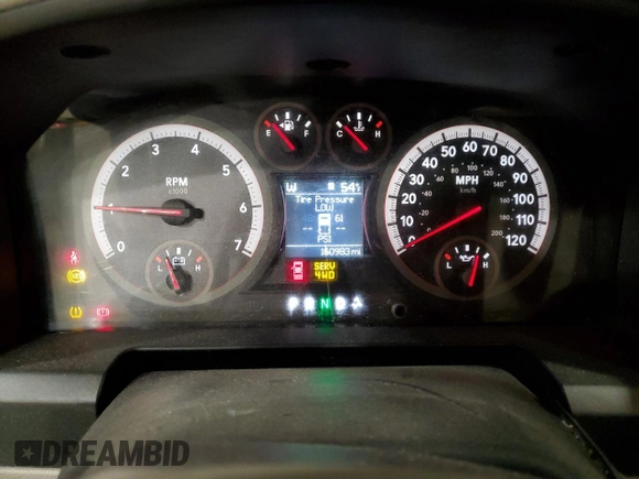 2010 Dodge Ram 2500 ST with VIN 3D7TT2CT6AG175393, listed as a Copart auction lot 51225855 with 160,983 mi miles and Salvage Title. Bid and sale history available at carsss.com. Image 9.