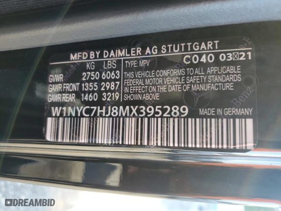 2016 Mercedes-Benz G-Class G 63 AMG with VIN WDCYC7DF9GX253573, listed as a Copart auction lot 71453154 with 67,446 mi miles and Salvage Title. Bid and sale history available at carsss.com. Image 13.