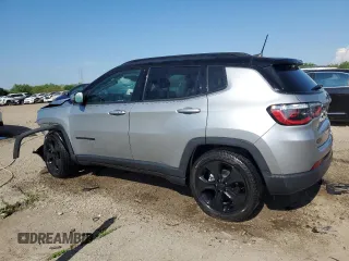 2020 Jeep Compass Latitude with VIN 3C4NJCBB8LT162579, listed as a Copart auction lot 56656665 with 78,828 mi miles and Salvage title. Bid and sale history available at DreamBid. Image 2.