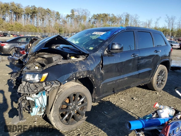 2020 Jeep Grand Cherokee Altitude with VIN 1C4RJFAG6LC319859, listed as a Copart auction lot 86792644 with 58,045 mi miles and Salvage Title. Bid and sale history available at carsss.com. Image 1.