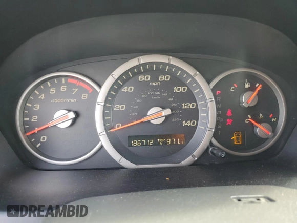 2007 Honda Pilot EX-L with VIN 5FNYF28567B038017, listed as a Copart auction lot 54233425 with 186,712 mi miles and Salvage title. Bid and sale history available at DreamBid. Image 9.