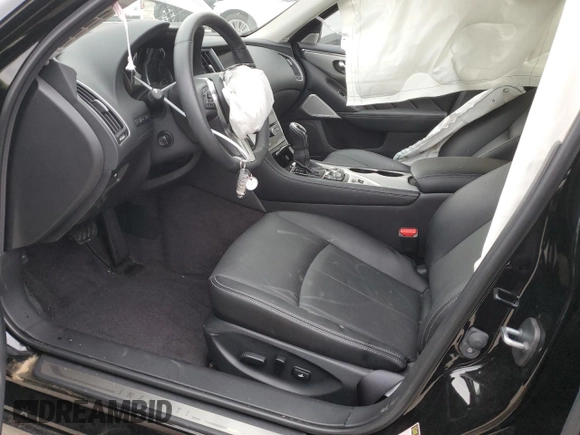 2024 Infiniti Q50 Luxe with VIN JN1EV7BR9RM632130, listed as a Copart auction lot 82011124 with Not Provided miles and Salvage Title. Bid and sale history available at DreamBid. Image 7.