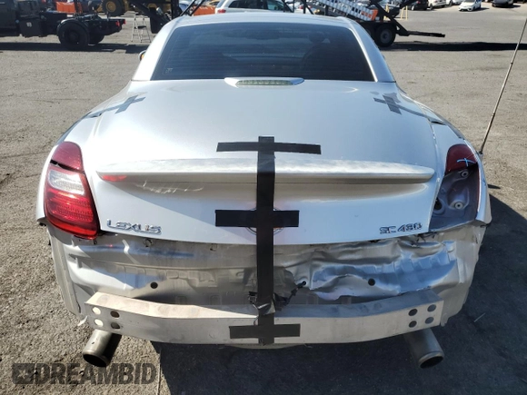 2007 Lexus SC 430 z VIN JTHFN45Y779014368, wystawiony jako Copart lot #54209835 z przebiegiem 105 896 mil mil oraz Szkoda całkowita • Salvage title. Historia ofert i sprzedaży dostępna na DreamBid. Obrazek 6.