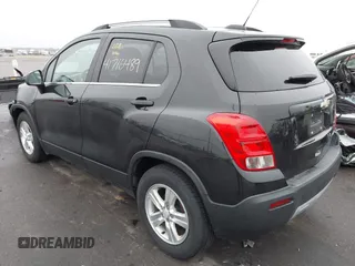 2015 Chevrolet Trax LT with VIN KL7CJLSBXFB057679, listed as a IAAI auction lot 41716489 with 97,468 mi miles. Bid and sale history available at carsss.com. Image 3.