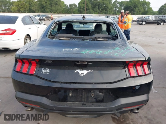 2024 Ford Mustang EcoBoost with VIN 1FA6P8TH0R5136513, listed as a IAAI auction lot 42154861 with 9,281 mi miles and . Bid and sale history available at DreamBid. Image 17.