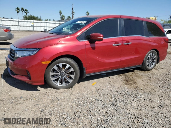 2023 Honda Odyssey EX-L с VIN 5FNRL6H64PB032715, выставлен на аукционе Copart как лот 52238215 с пробегом 39 871 миль миль и Списание • Salvage title. История ставок и продаж доступна на DreamBid. Изображение 1.
