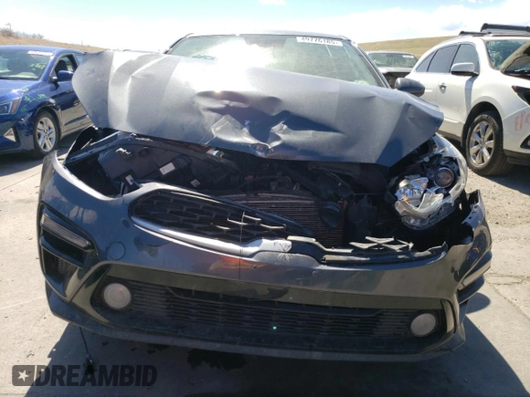 2021 Kia Forte FE with VIN 3KPF24AD0ME361061, listed as a Copart auction lot 49776185 with 57,163 mi miles and Salvage title. Bid and sale history available at DreamBid. Image 5.