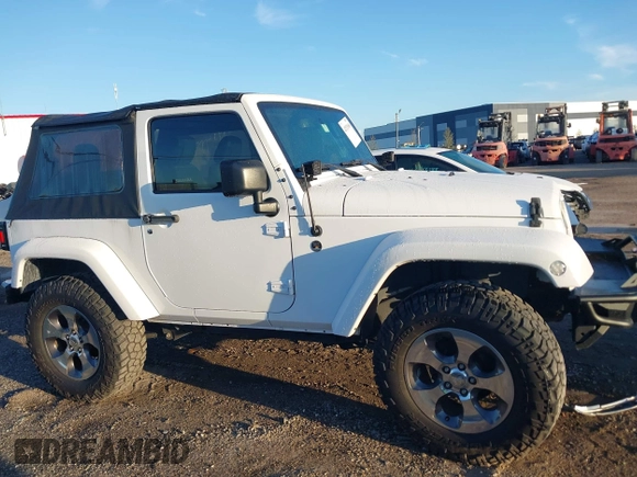 2018 Jeep Wrangler Sahara with VIN 1C4AJWBG2JL821132, listed as a IAAI auction lot 42523688 with 86,244 mi miles and . Bid and sale history available at DreamBid. Image 13.