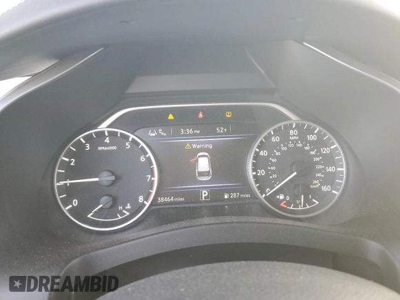 2022 Nissan Murano S with VIN 5N1AZ2AJ5NC119452, listed as a Copart auction lot 83622194 with 38,464 mi miles and Salvage Title. Bid and sale history available at DreamBid. Image 9.