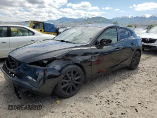 2017 Mazda 3 Touring with VIN 3MZBN1L77HM123907, listed as a Copart auction lot 56522295 with 72,286 mi miles and Salvage title. Bid and sale history available at DreamBid. Image 1.