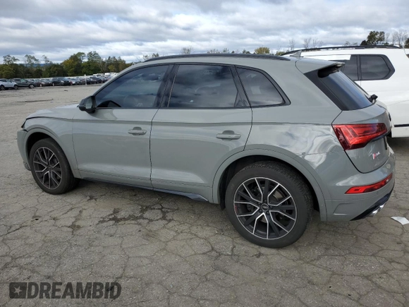 2021 Audi SQ5 Premium Plus with VIN WA1B4AFY8M2019089, listed as a Copart auction lot 71949073 with 23,869 mi miles and . Bid and sale history available at DreamBid. Image 2.