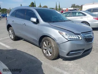 2016 Acura MDX w/Advance with VIN 5FRYD3H91GB015807, listed as a IAAI auction lot 41615362 with 78,927 mi miles. Bid and sale history available at carsss.com. Image 1.