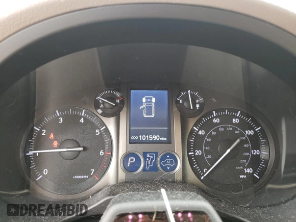 2017 Lexus GX 460 with VIN JTJJM7FX7H5155792, listed as a Copart auction lot 72206544 with 101,590 mi miles and Salvage title. Bid and sale history available at DreamBid. Image 9.
