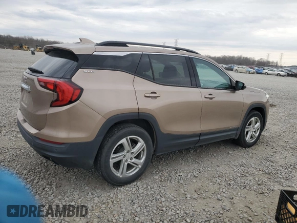 2018 GMC Terrain SLE with VIN 3GKALMEX2JL210620, listed as a Copart auction lot 47294975 with 71,434 mi miles and Salvage Title. Bid and sale history available at carsss.com. Image 3.