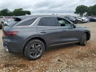 2022 Genesis GV70 2.5T with VIN KMUMADTBXNU030039, listed as a Copart auction lot 58496015 with 63,773 mi miles and Salvage title. Bid and sale history available at DreamBid. Image 3.
