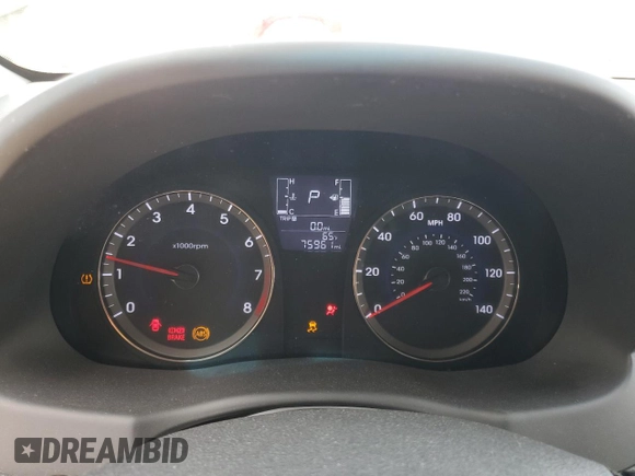2016 Hyundai Accent SE with VIN KMHCT4AE3GU059337, listed as a Copart auction lot 50204645 with 75,961 mi miles and Salvage Title. Bid and sale history available at carsss.com. Image 9.