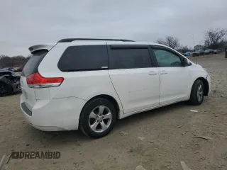 2011 Toyota Sienna LE AAS with VIN 5TDKK3DC9BS130285, listed as a Copart auction lot 49036595 with 0 mi miles and Salvage Title. Bid and sale history available at carsss.com. Image 3.