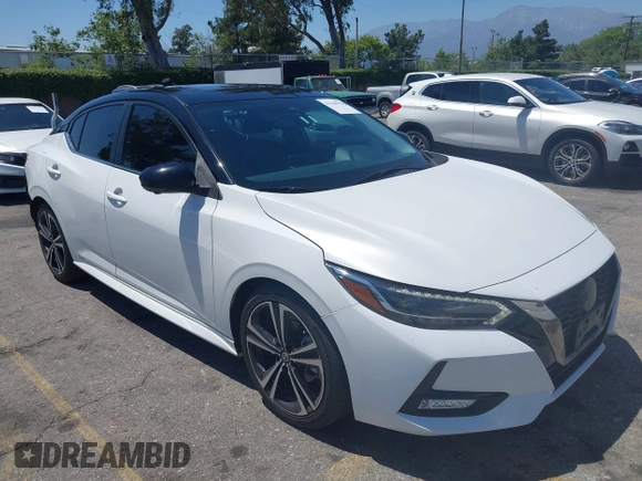 2021 Nissan Sentra SR z VIN 3N1AB8DV0MY245835, wystawiony jako IAAI lot #42320378 z przebiegiem 100 949 mil mil oraz . Historia ofert i sprzedaży dostępna na DreamBid. Obrazek 1.