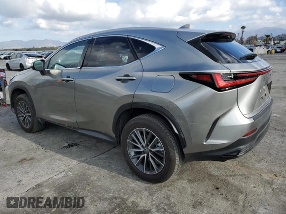 2024 Lexus NX 350h with VIN JTJAKCEZ6R5015994, listed as a Copart auction lot 43398635 with 19,798 mi miles and Salvage title. Bid and sale history available at DreamBid. Image 2.