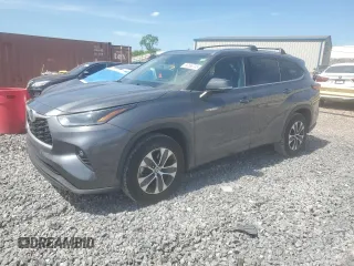 2021 Toyota Highlander Hybrid XLE z VIN 5TDGARAH4MS508074, wystawiony jako Copart lot #56166745 z przebiegiem 54 763 mil mil oraz Szkoda całkowita • Salvage title. Historia ofert i sprzedaży dostępna na DreamBid. Obrazek 1.