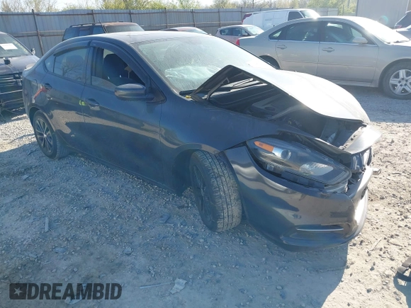 2014 Dodge Dart SXT with VIN 1C3CDFBB1ED682572, listed as a IAAI auction lot 42059940 with 128,593 mi miles. Bid and sale history available at carsss.com. Image 1.
