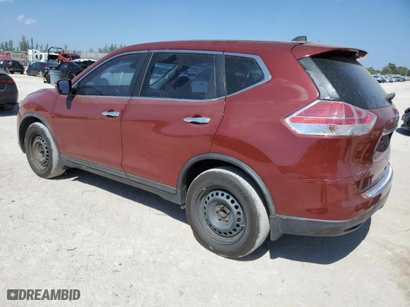 2015 Nissan Rogue S with VIN KNMAT2MT2FP504352, listed as a Copart auction lot 52797585 with 156,644 mi miles and Salvage Title. Bid and sale history available at carsss.com. Image 2.
