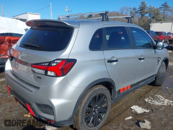 2020 Mitsubishi Outlander Sport ES 2.0 with VIN JA4AR3AU1LU019483, listed as a IAAI auction lot 41611491 with 69,389 mi miles. Bid and sale history available at carsss.com. Image 4.