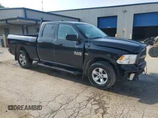 2017 Ram 1500 Tradesman with VIN 1C6RR7FT6HS839973, listed as a Copart auction lot 60552185 with 103,712 mi miles and Salvage title. Bid and sale history available at DreamBid. Image 4.
