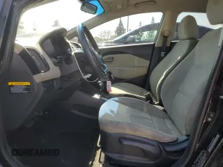2012 Kia Rio LX with VIN KNADM5A3XC6015728, listed as a Copart auction lot 54952215 with 186,348 mi miles and Salvage Title. Bid and sale history available at DreamBid. Image 7.