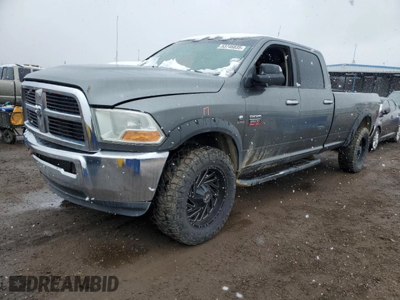 2011 Ram 2500 Big Horn with VIN 3D7UT2CL5BG620843, listed as a Copart auction lot 53746835 with 214,391 mi miles and Salvage Title. Bid and sale history available at carsss.com. Image 1.