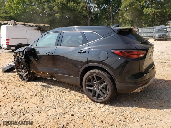 2023 Chevrolet Blazer LT with VIN 3GNKBCR47PS227237, listed as a Copart auction lot 71126214 with 22,978 mi miles and Salvage Title. Bid and sale history available at carsss.com. Image 2.