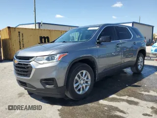 2021 Chevrolet Traverse LS with VIN 1GNERFKWXMJ111923, listed as a Copart auction lot 52743655 with 121,998 mi miles and Non Repairable. Bid and sale history available at carsss.com. Image 1.