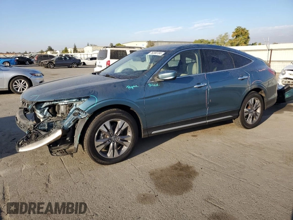 2015 Honda Crosstour EX-L with VIN 5J6TF2H53FL004617, listed as a Copart auction lot 76280704 with 111,617 mi miles and Salvage Title. Bid and sale history available at carsss.com. Image 1.
