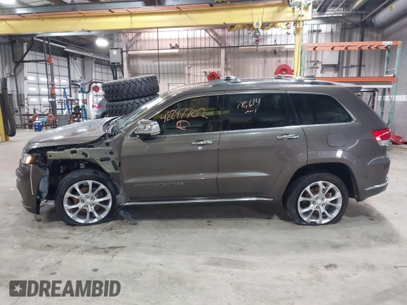 2020 Jeep Grand Cherokee Summit with VIN 1C4RJFJG1LC170714, listed as a IAAI auction lot 42247702 with 78,614 mi miles and . Bid and sale history available at DreamBid. Image 15.