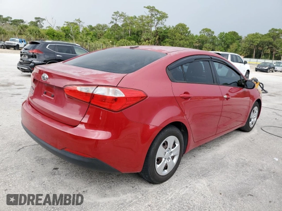 2015 Kia Forte LX with VIN KNAFX4A66F5406809, listed as a Copart auction lot 50513385 with 119,267 mi miles and Salvage Title. Bid and sale history available at DreamBid. Image 3.