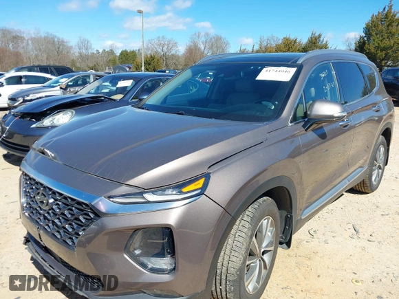 2020 Hyundai Santa Fe SEL w/SULEV with VIN 5NMS33AD8LH256698, listed as a IAAI auction lot 41744040 with 54,832 mi miles. Bid and sale history available at carsss.com. Image 17.