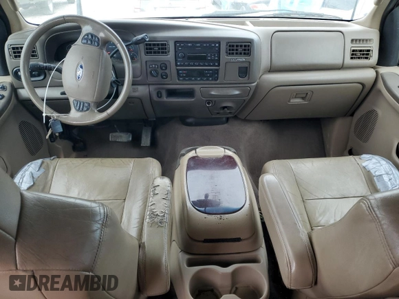 2003 Ford Excursion Limited с VIN 1FMNU43S23EB13028, выставлен на аукционе Copart как лот 59771045 с пробегом 225 405 миль миль и Списание • Salvage title. История ставок и продаж доступна на DreamBid. Изображение 8.