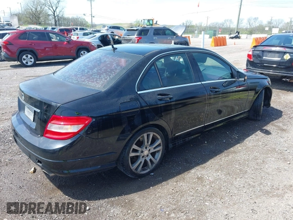 2011 Mercedes-Benz C-Class C 300 Sport with VIN WDDGF5EB7BF650020, listed as a IAAI auction lot 42009059 with 143,762 mi miles. Bid and sale history available at carsss.com. Image 4.