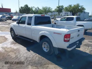 2009 Ford Ranger XLT with VIN 1FTYR44E89PA51577, listed as a IAAI auction lot 42000010 with 139,642 mi miles. Bid and sale history available at carsss.com. Image 3.