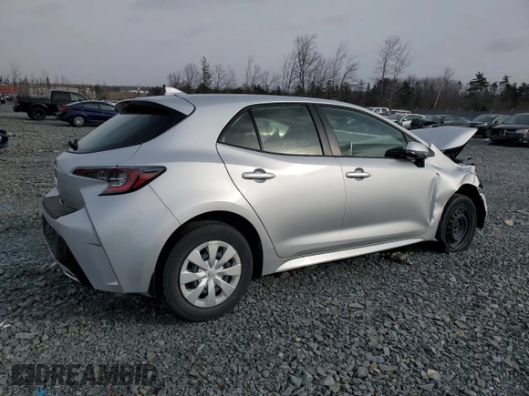 2022 Toyota Corolla Hatchback with VIN JTNK4MBE2N3157902, listed as a Copart auction lot 88367735 with 0 mi miles and Salvage Title. Bid and sale history available at carsss.com. Image 3.