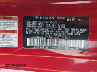 2014 Scion FR-S z VIN JF1ZNAA17E8702482, wystawiony jako IAAI lot #41582768 z przebiegiem 117 193 mil mil oraz . Historia ofert i sprzedaży dostępna na DreamBid. Obrazek 9.