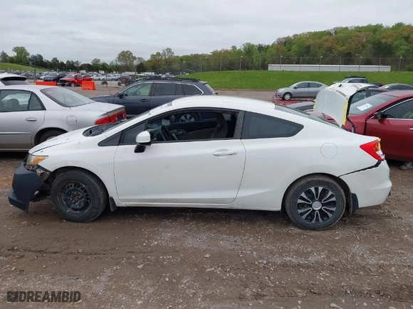 2013 Honda Civic Cpe LX with VIN 2HGFG3B54DH510483, listed as a IAAI auction lot 41970968 with 150,365 mi miles. Bid and sale history available at carsss.com. Image 14.