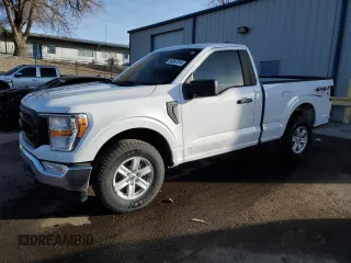 2021 Ford F-150 XL with VIN 1FTMF1EPXMKD82902, listed as a Copart auction lot 86867414 with 150,327 mi miles and Salvage title. Bid and sale history available at DreamBid. Image 1.
