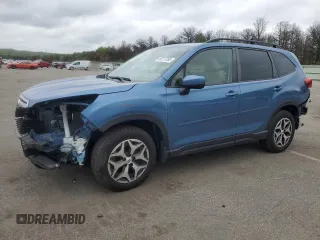 2021 Subaru Forester Premium z VIN JF2SKAFC7MH419059, wystawiony jako Copart lot #58217355 z przebiegiem 33 732 mil mil oraz Szkoda całkowita • Salvage title. Historia ofert i sprzedaży dostępna na DreamBid. Obrazek 1.
