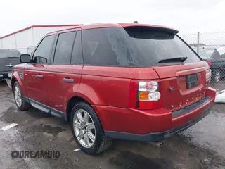 2008 Land Rover Range Rover Sport SC with VIN SALSH23468A152701, listed as a IAAI auction lot 41923653 with 125,862 mi miles. Bid and sale history available at carsss.com. Image 3.