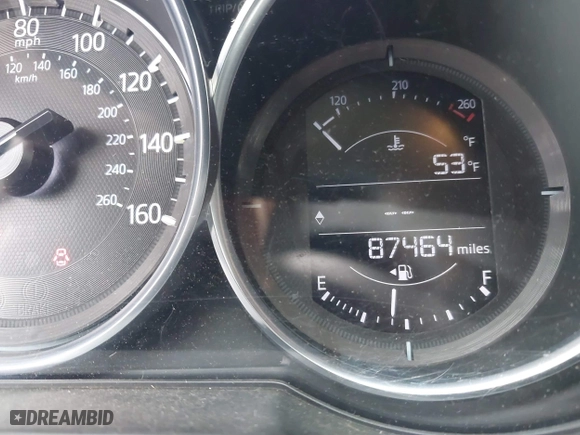 2017 Mazda CX-5 Sport with VIN JM3KFBBL5H0201857, listed as a IAAI auction lot 40885161 with 87,464 mi miles. Bid and sale history available at carsss.com. Image 15.