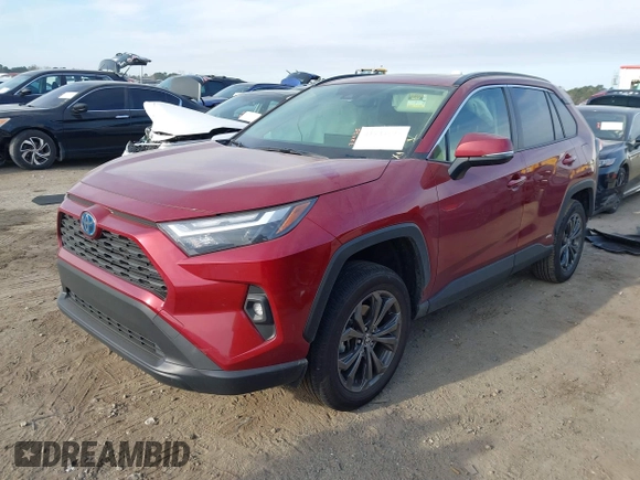 2023 Toyota RAV4 Hybrid XLE Premium z VIN JTMB6RFV8PD114927, wystawiony jako IAAI lot #41844127 z przebiegiem 14 582 mil mil oraz . Historia ofert i sprzedaży dostępna na DreamBid. Obrazek 2.