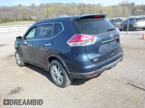 2016 Nissan Rogue SV z VIN KNMAT2MV6GP708803, wystawiony jako IAAI lot #42049440 z przebiegiem 107 359 mil mil oraz . Historia ofert i sprzedaży dostępna na DreamBid. Obrazek 3.