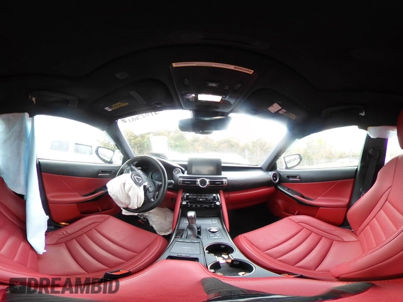 2021 Lexus IS 350 F Sport with VIN JTHGZ1E26M5022810, listed as a IAAI auction lot 41947681 with 22,707 mi miles and . Bid and sale history available at DreamBid. Image 18.